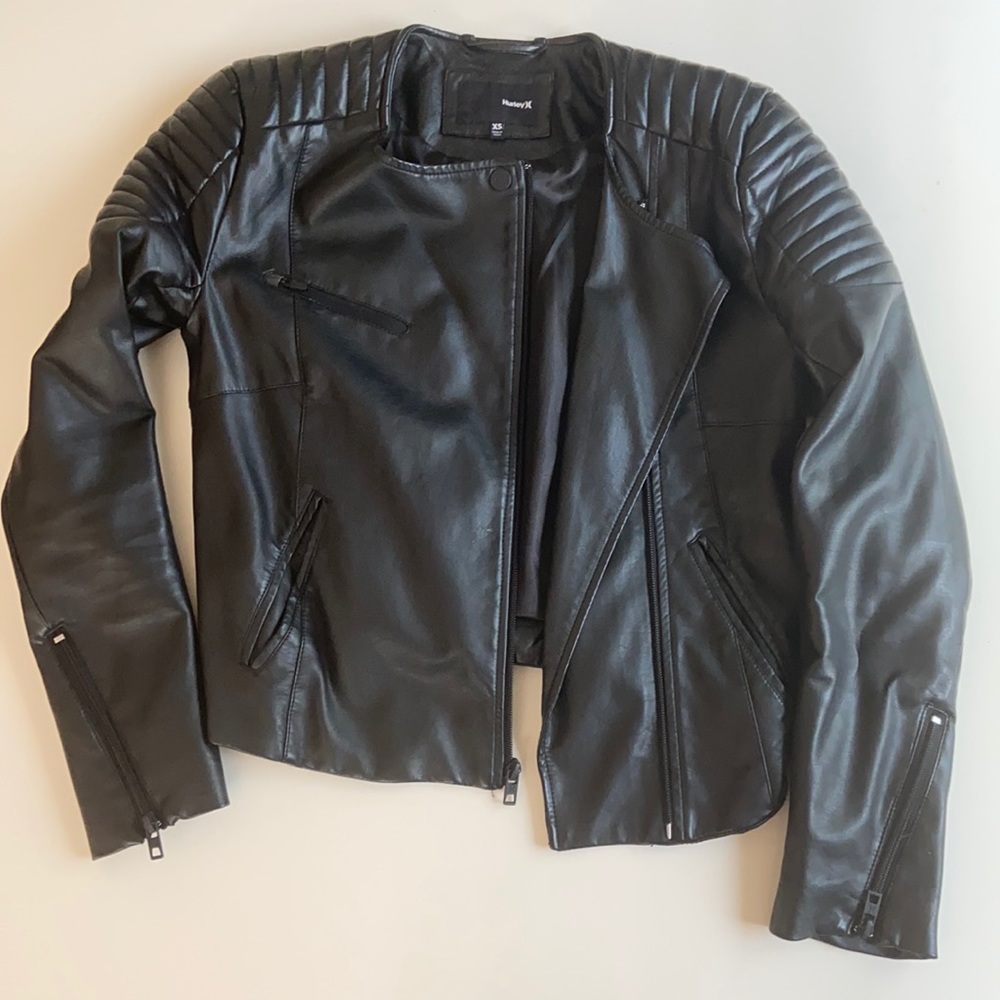 Hurley Faux Leather Jacket